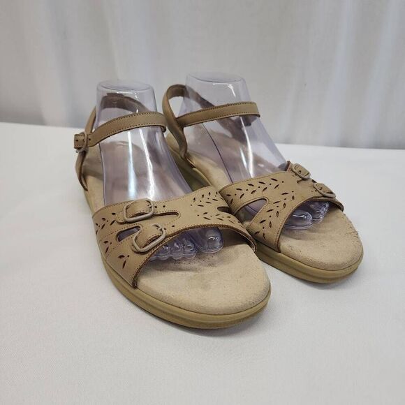 SAS Size 11 Women's Duo Quarter Strap Sandals Warm Stone O - Picture 1 of 9